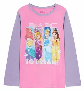 Піжама Disney Princess для дівчат, повна довжина synthetic.ua - Фото 1