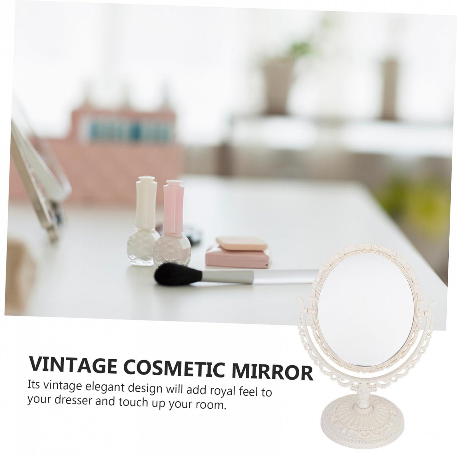 Карманное зеркало Ipetboom Retro-kosmetikspiegel Античное зеркало для макияжа 360-градусное зеркало Настольное зеркало для макияжа Пластик, фото №3 Карманное зеркало Ipetboom Retro-kosmetikspiegel Античное зеркало для макияжа 360-градусное зеркало Настольное зеркало для макияжа Пластик, фото №3