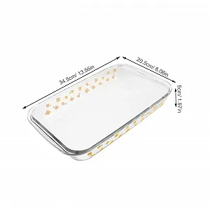 Форма для запікання Sosoport прямокутна скляна термостійка для духовки та мікрохвильової печі прозора без BPA synthetic.ua - Фото 1