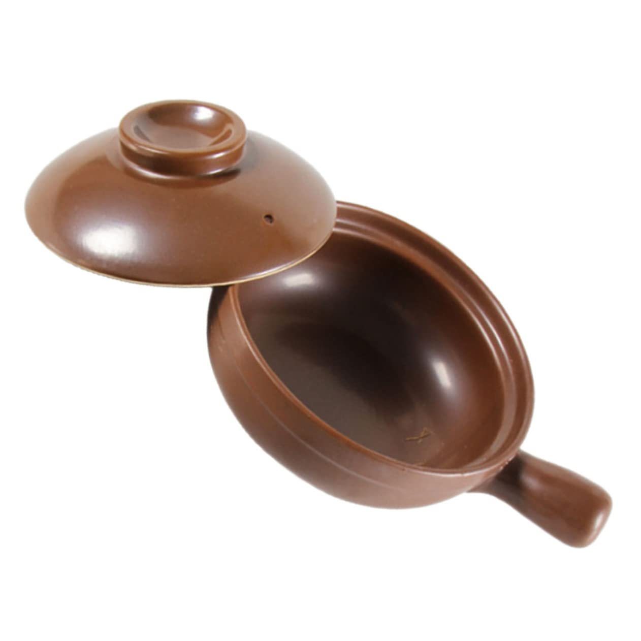 Глиняная кастрюля HEMOTON с крышкой керамическая корейская для супа и тушения, фото №1