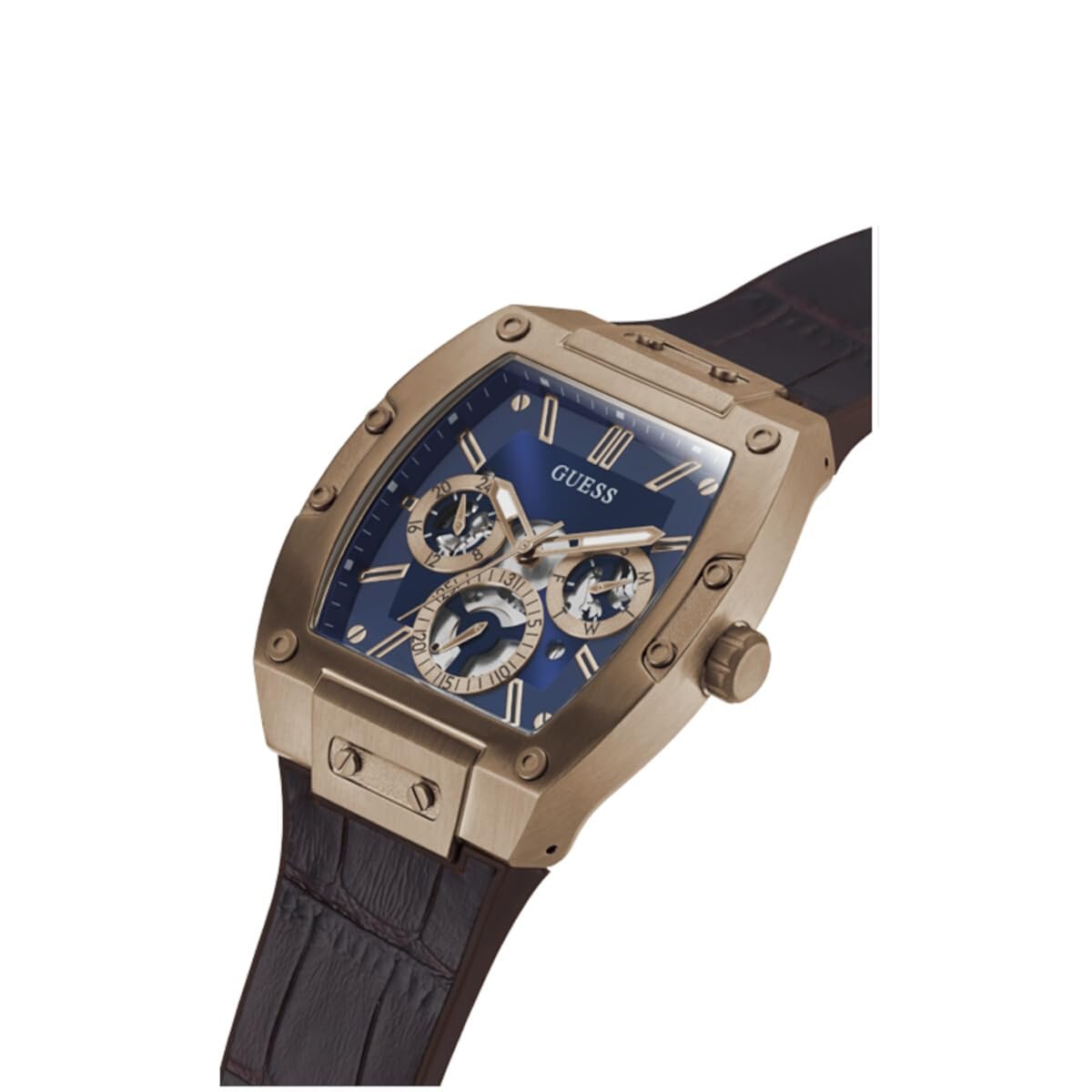 Аналоговий годинник Guess GW0202G2, Різнокольоровий, 43, смужки, фото №5
