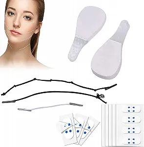 Набір стрічок для підтяжки обличчя 80 шт., наліпки для підтяжки обличчя - Фото 1