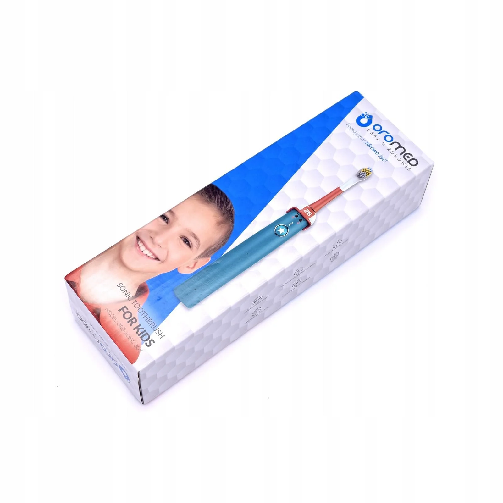 Детская звуковая зубная щетка Oromed Oro-Sonic Kids Boy Multicoloured, фото №6