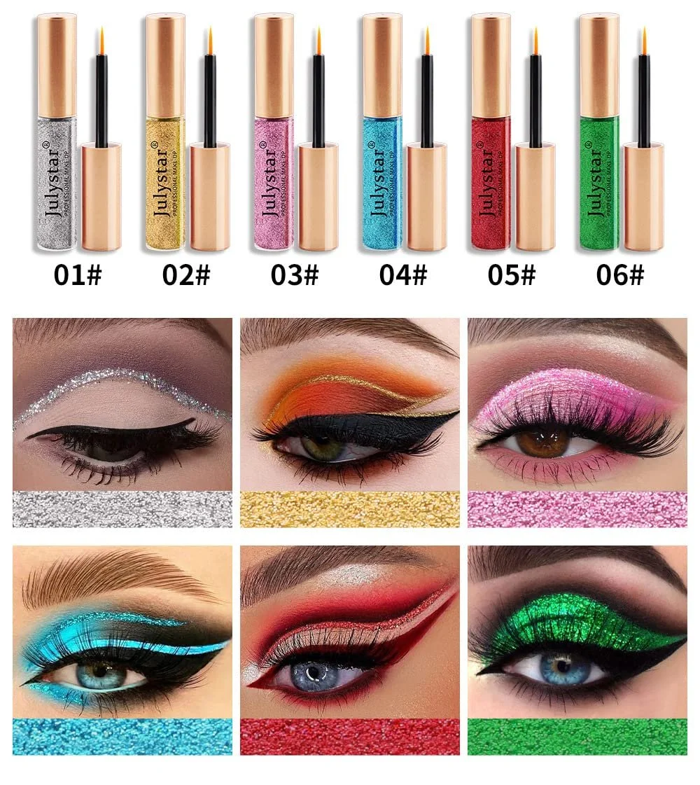 Підводка Julystar Перламутрова Кольорова, фото №3