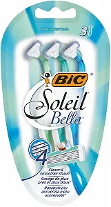 Набор женских бритв BIC Soleil Bella 4 лезвия 3 штуки - Фото 1