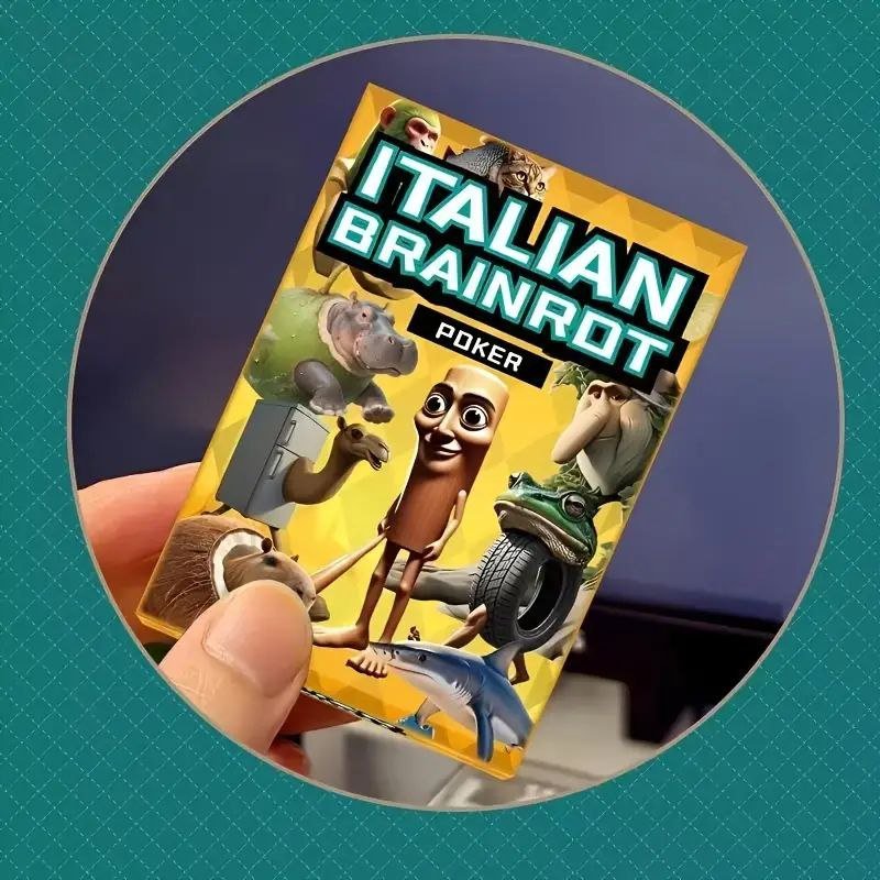 Карты Итальянский покер Брейнрот Italian Brainrot Бомбардиро Крокодило, Тунг Тунг Тунг Сахур, Тралалео Тралала и др., фото №4