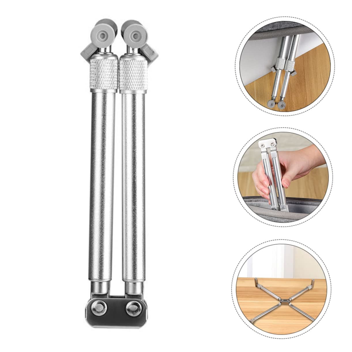 Підставка для ноутбука алюмінієва регульована NUOBESTY складана телескопічна конструкція охолоджуюча для ергономічного використання портативна легка для подорожей підтримка шиї та спини, фото №9