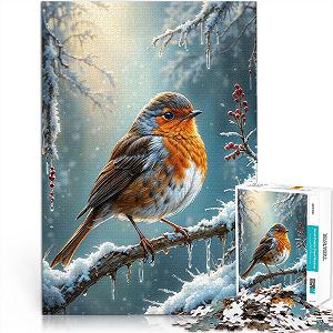 Пазл Robin Winter Вільшанка взимку 1000 елементів 26 x 38 см - Фото 1