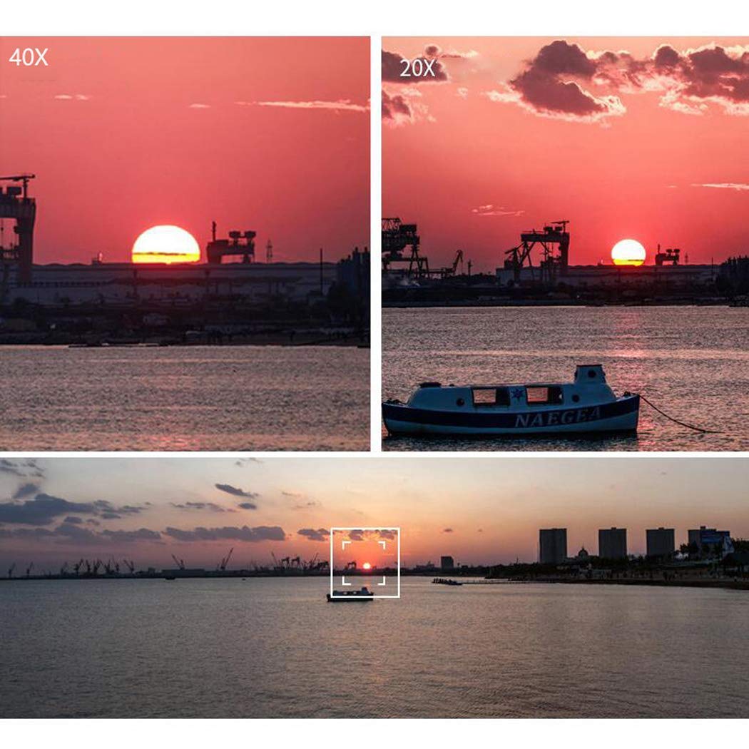 Монокуляр Ganzmetall внешний универсальный телеобъектив 20–40x зум двойная настройка с штативом, фото №5