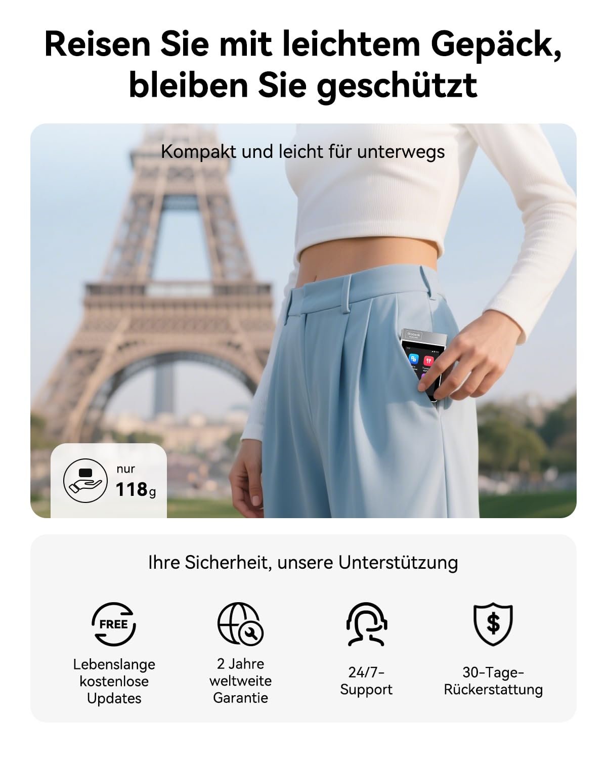 Наушники-переводчики Wooask A9S с Chatgpt, фото №8