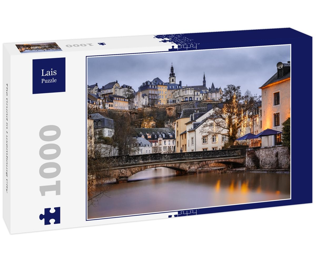 Пазл Lais Puzzle The Grund in Luxembourg City 1000 деталей, фото №1