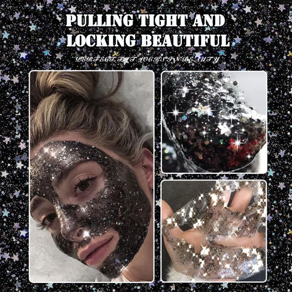 Маска для обличчя Sky Glow Зволожуюча маска-плівка для обличчя з пензликом 60 г, фото №4