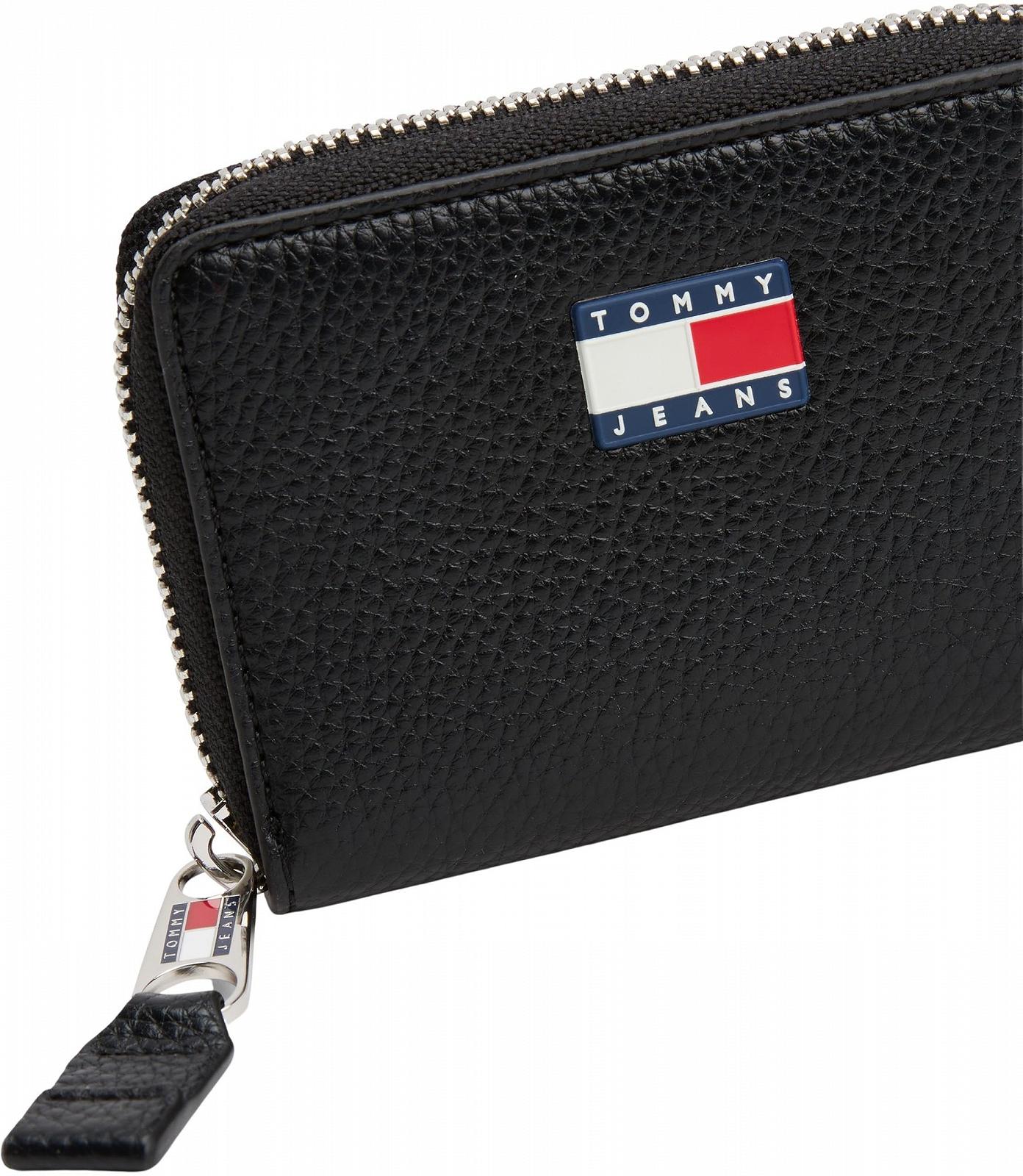 Кошелек Tommy Jeans Must Small Zip Черный One Size Черный (Black), фото №3