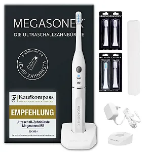 Ультразвукова зубна щітка MEGASONEX M8 Біла - Фото 1