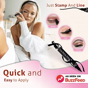 Маркери Lovoir Vamp Style Winged Eyeliner Stamp Black водостійка Чорний synthetic.ua - Фото 1