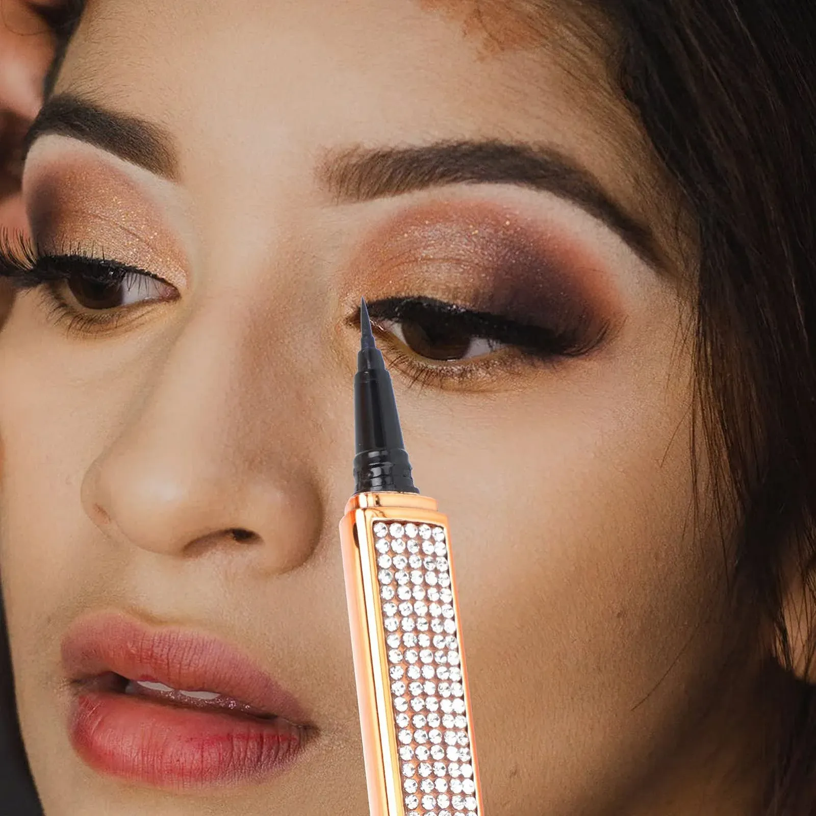 Олівець для очей Minkissy Diamond Liquid Eyeliner, фото №2