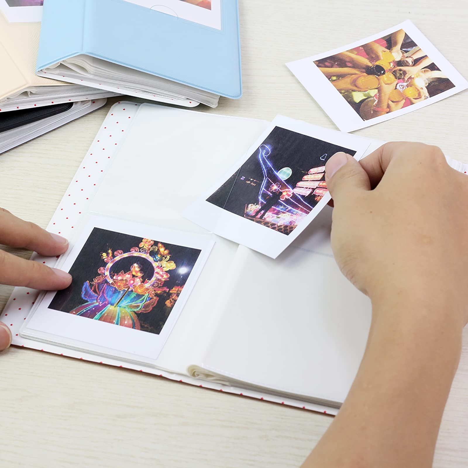 Фотоальбом Rieibi Mini 64 Pockets PU Leather Cute Colorful, фото №3