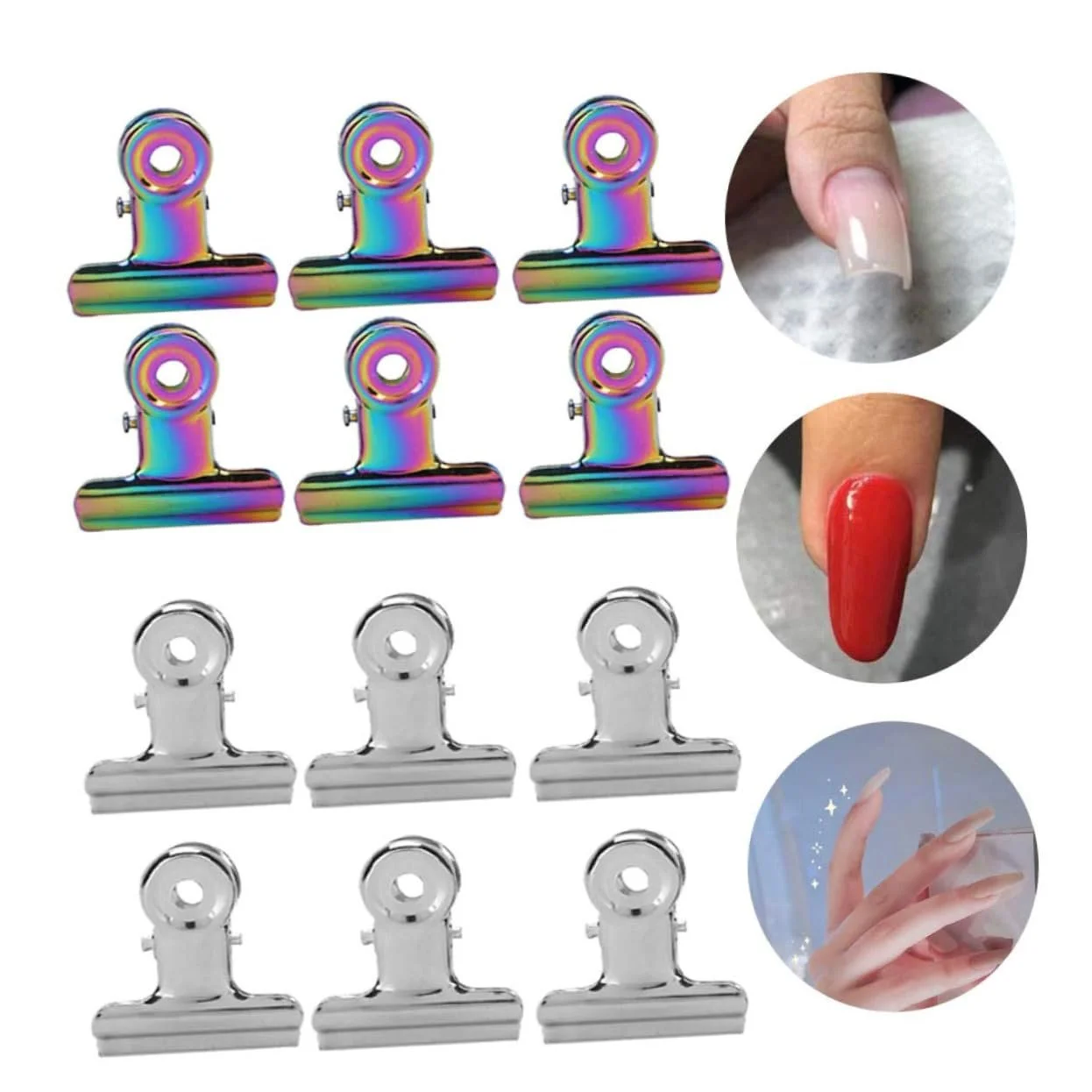 Клипсы для ногтей OATIPHO 12 шт., для наращивания, фото №8