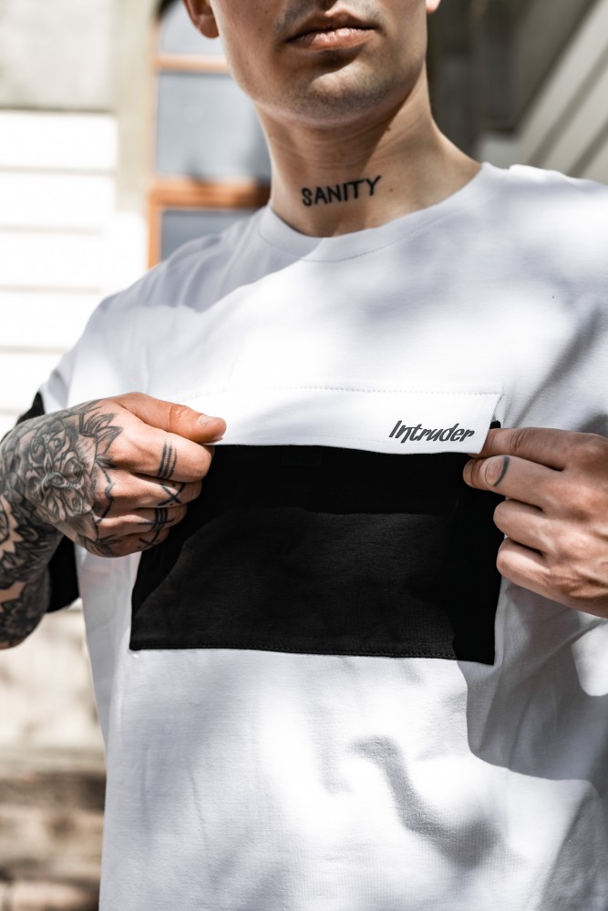 Футболка FreeDom белая с черным, фото №2