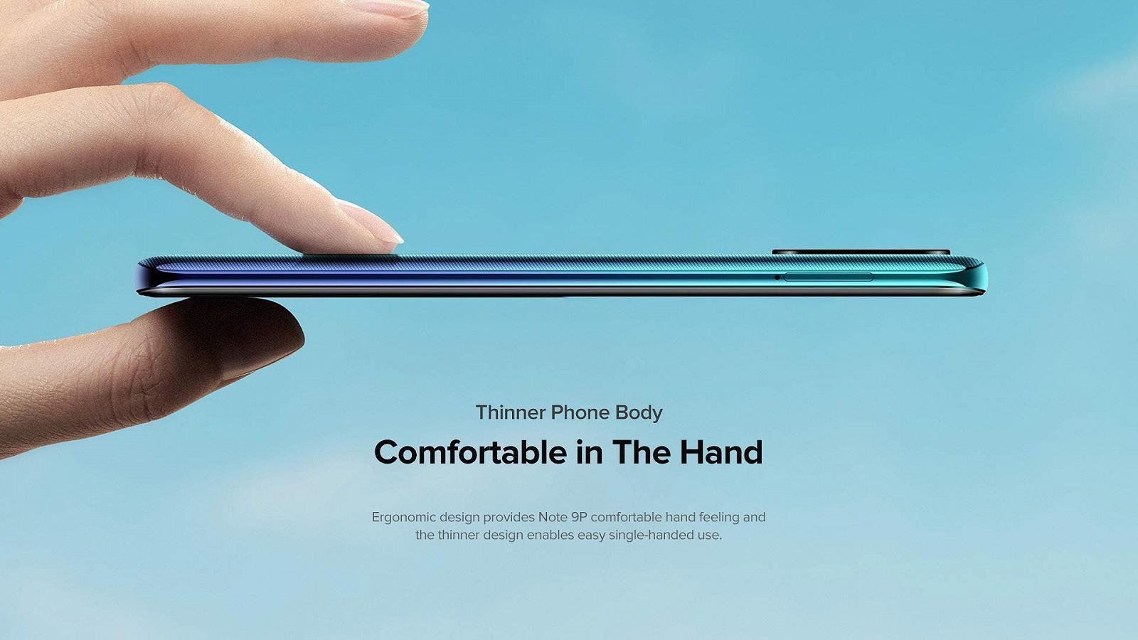 Смартфон Ulefone Note 9P 6.52" 4/64GB 16MP 4500mAh Dual SIM Green, фото №6 Смартфон Ulefone Note 9P 6.52" 4/64GB 16MP 4500mAh Dual SIM Green, фото №6