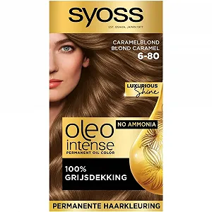 Краска для волос Syoss Oleo Intense 6-80 Карамельный Блонд - 1 шт - Фото 1