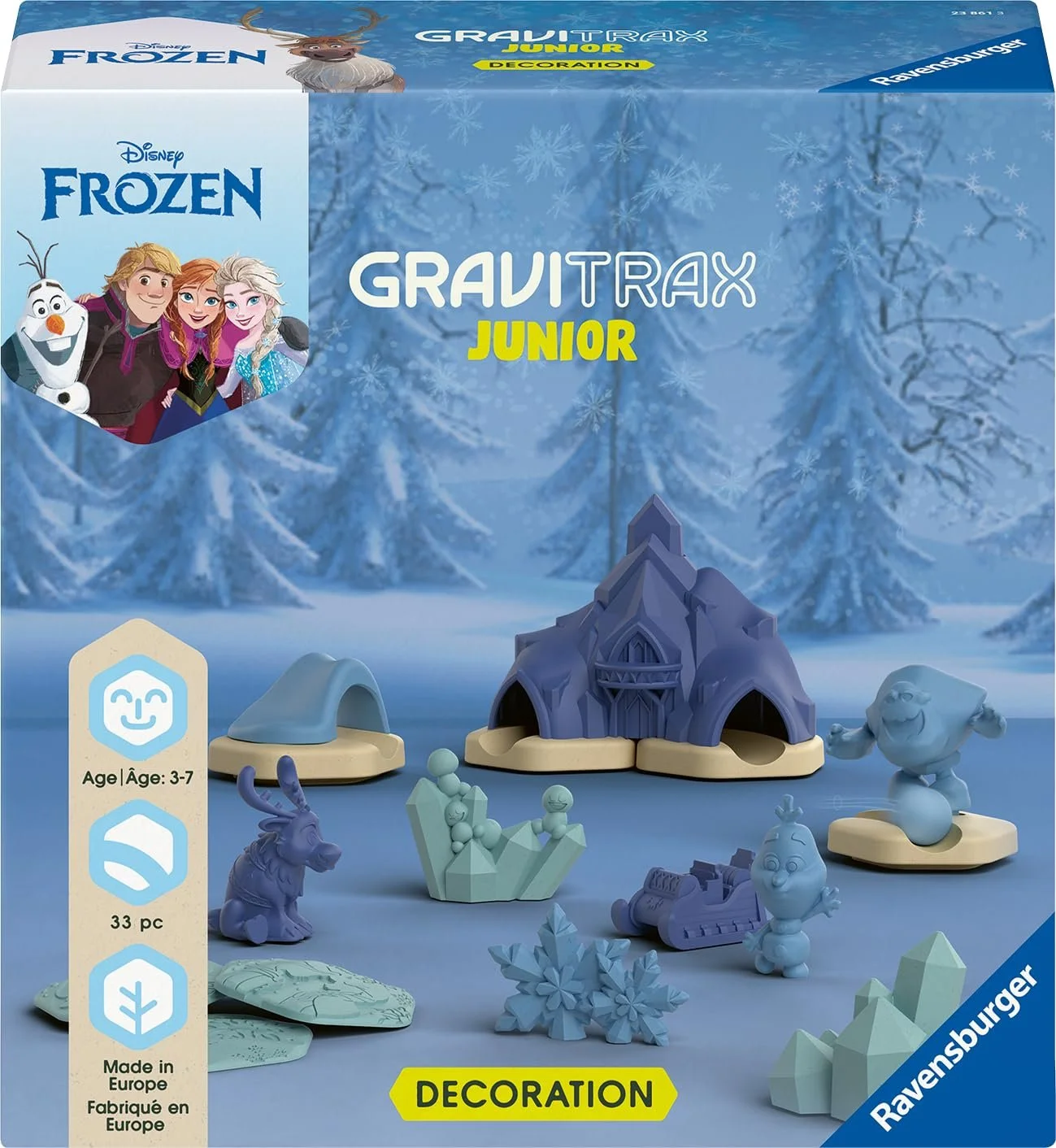 Система мраморных дорожек Ravensburger GraviTrax Junior Extension Disney Frozen, фото №1 Система мраморных дорожек Ravensburger GraviTrax Junior Extension Disney Frozen, фото №1