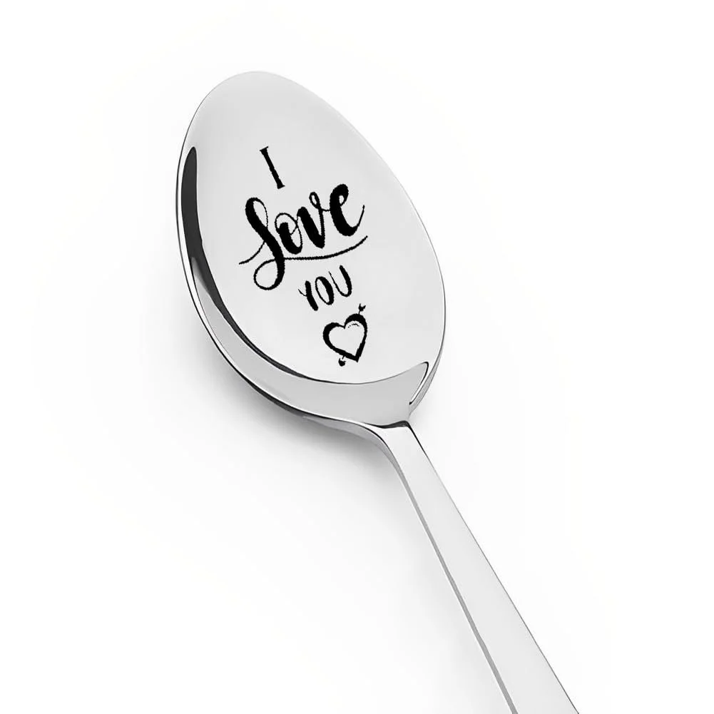 Ложка I Love You для подарунків мамі та татові від доньки, фото №1
