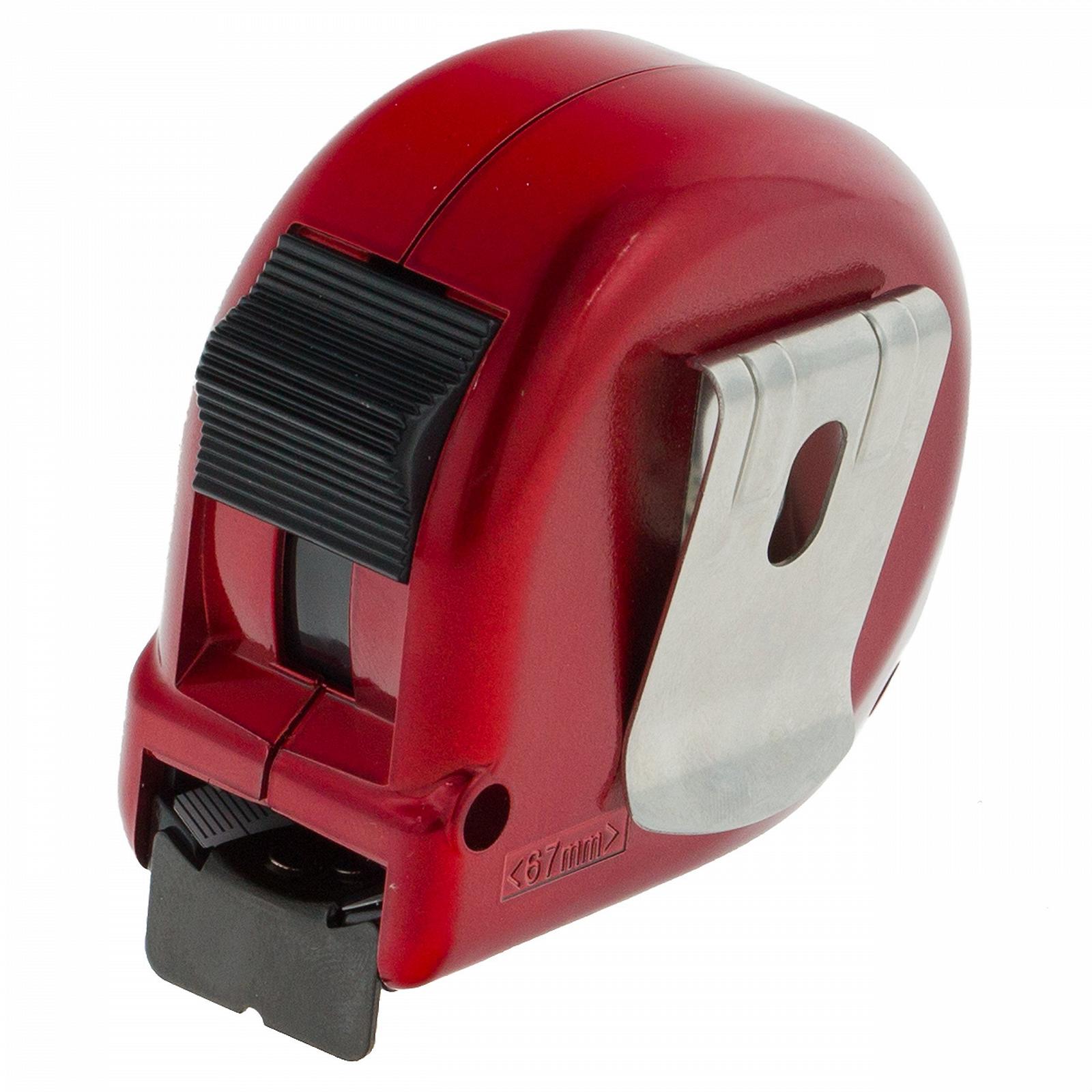 Рулетка Tajima Hi Lock Class 1, 5 м x 25 мм, червоний, фото №3