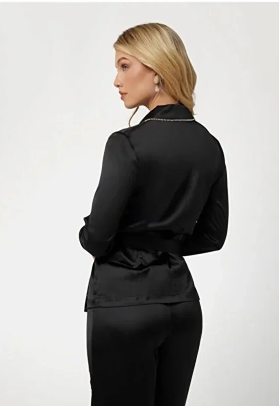 Жіночий піжамний комплект GUESS High-Fashion JBLK - S, фото №3