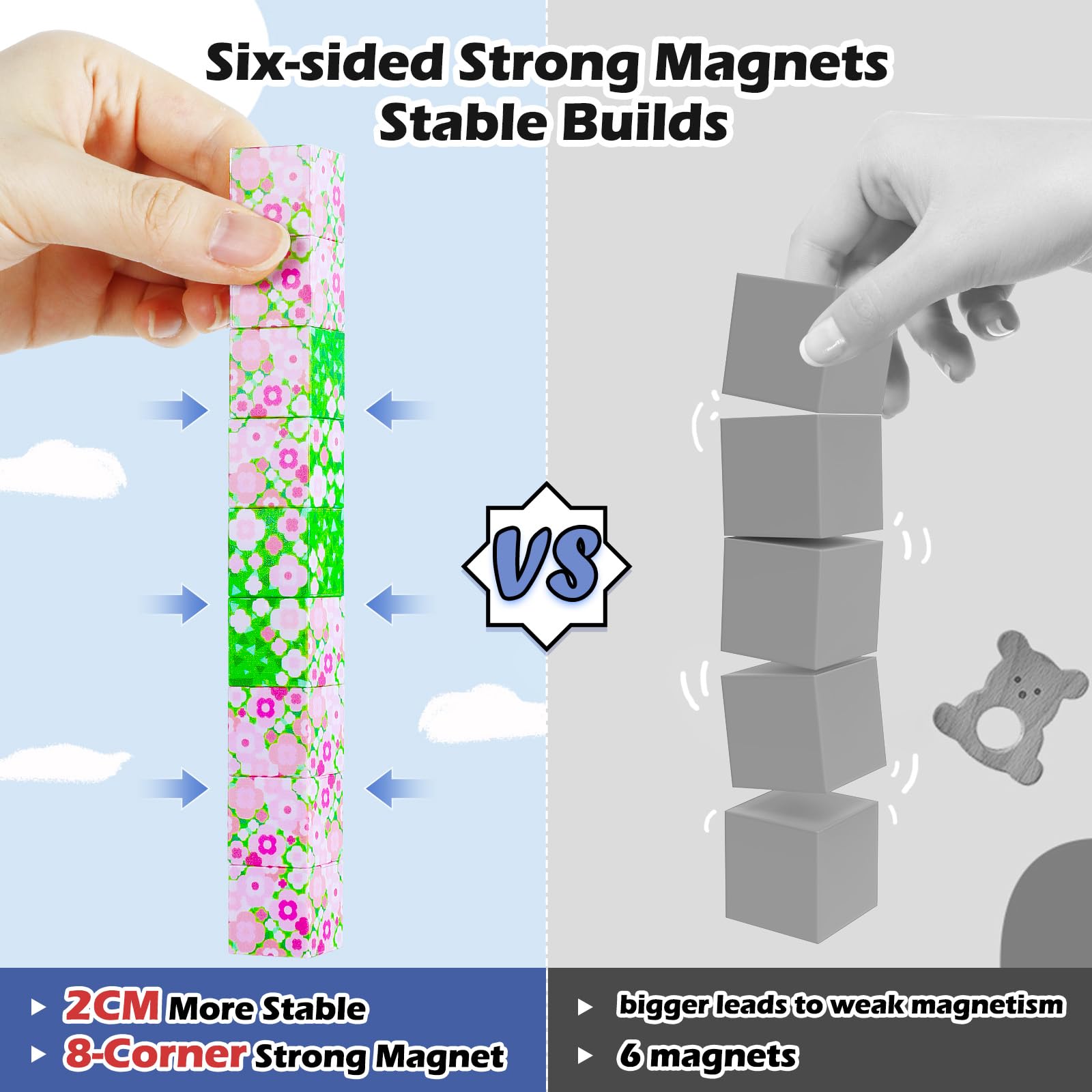 Игрушка Kid Odyssey Magnetic Building Blocks 37 шт., фото №3