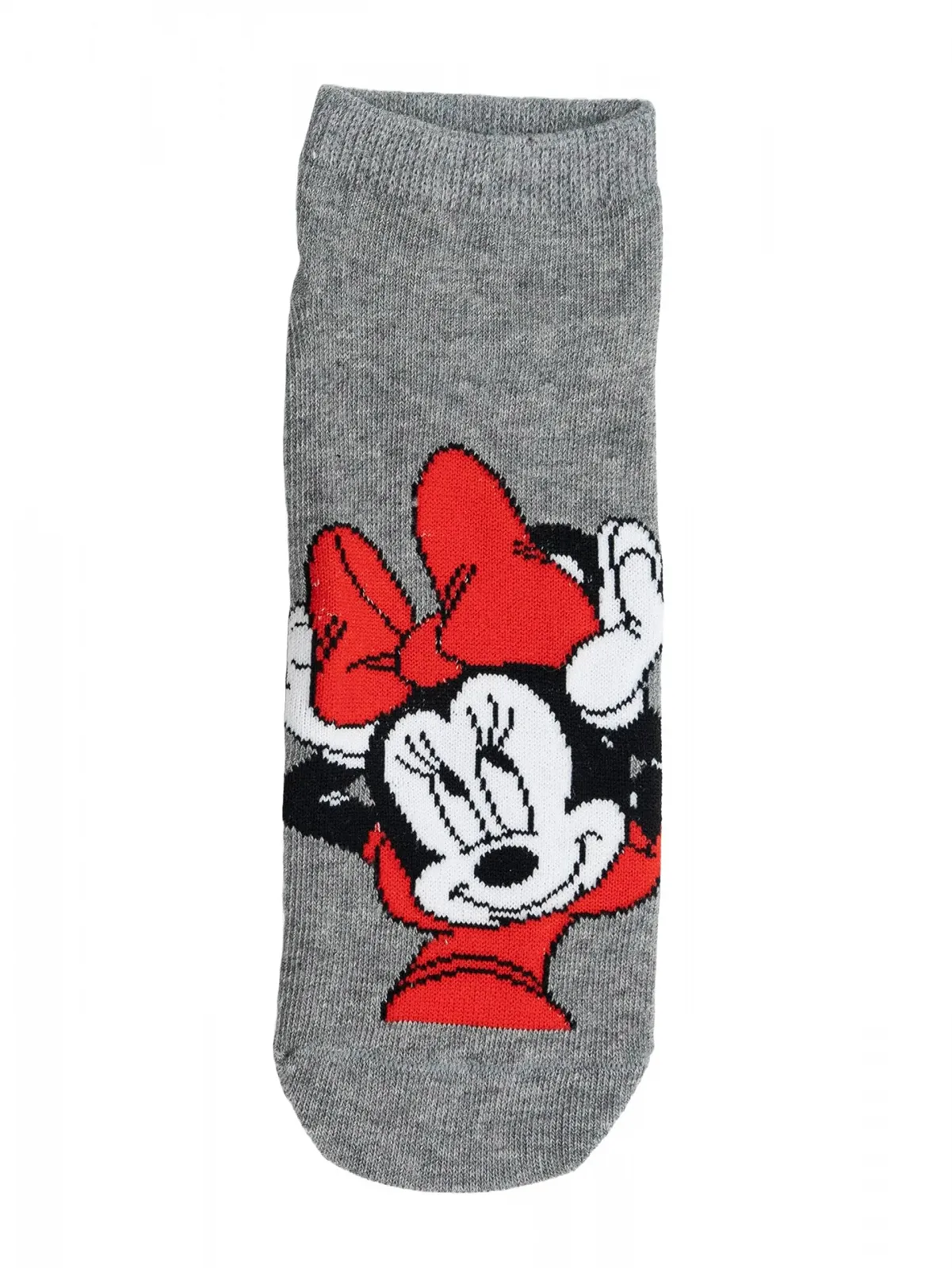 Носки Disney Minnie & Mickey Mouse Женские Спортивные Серый/Черный (3 пары), фото №3