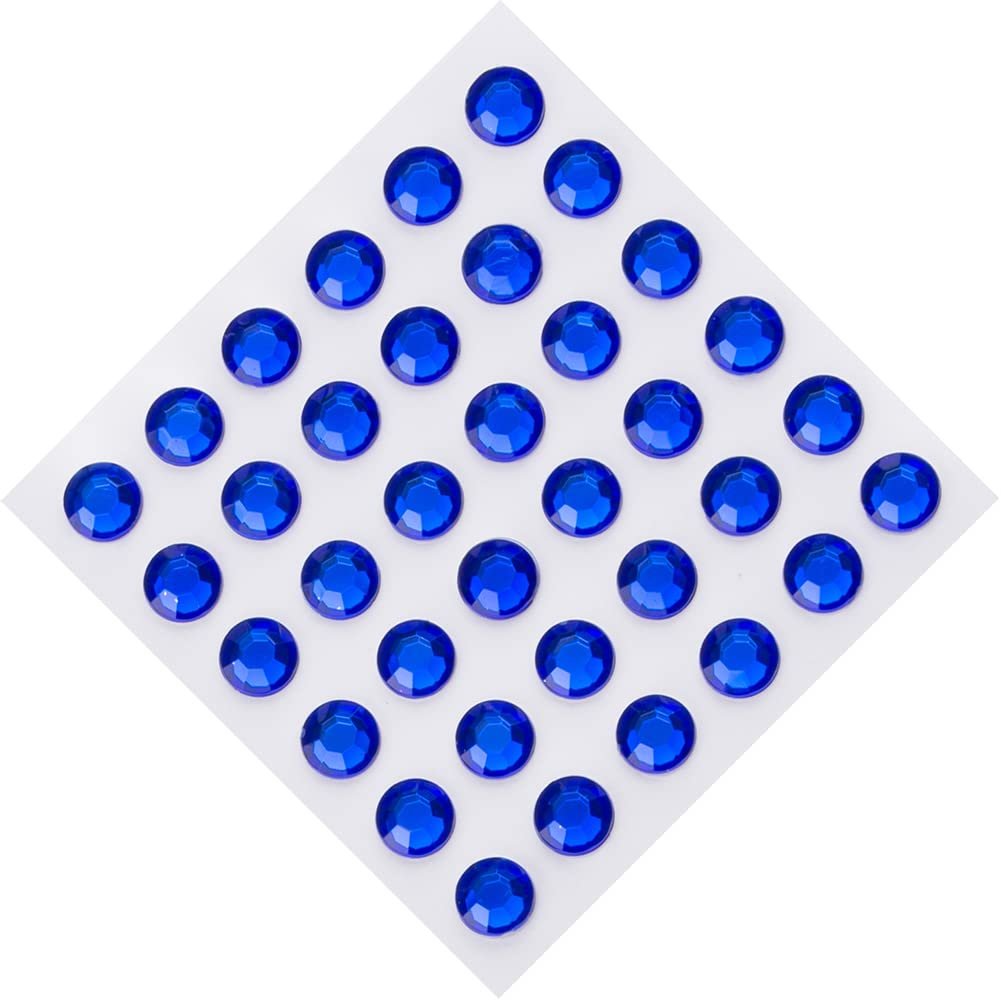 Набор Стразы Блестящие Разноцветные Самоклеящиеся 8 мм, 288 шт, фото №4