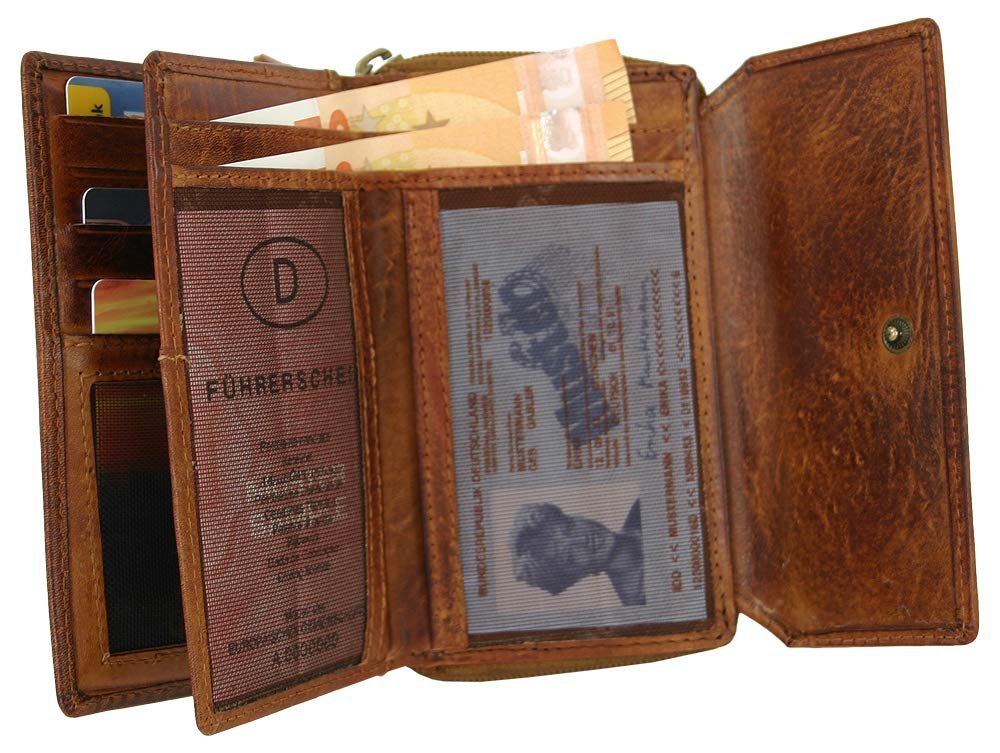 Гаманець Жіночий зі Шкіри Плетений Великий Brown, B, фото №6