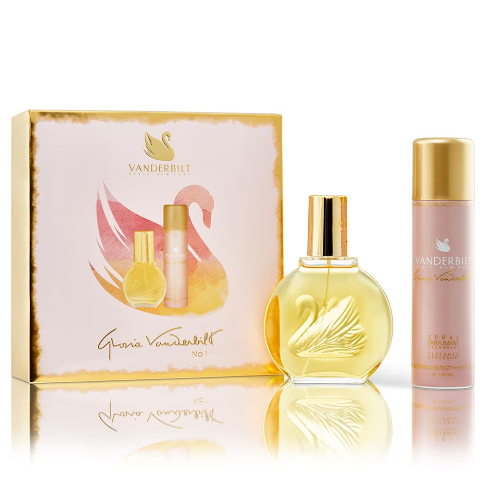 Набір парфумний Gloria Vanderbilt N°1 100 мл EDT Спрей + 75 мл Спрей-дезодорант, фото №1