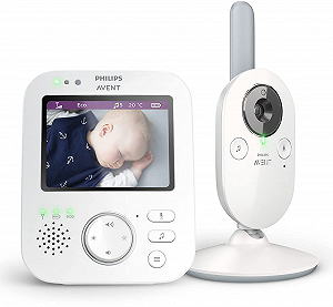 Цифрова відеоняня Philips Avent SCD891/26 Premium / 3.5" LCD / 4x Zoom / Датчик температури / до 12 годин - Фото 1