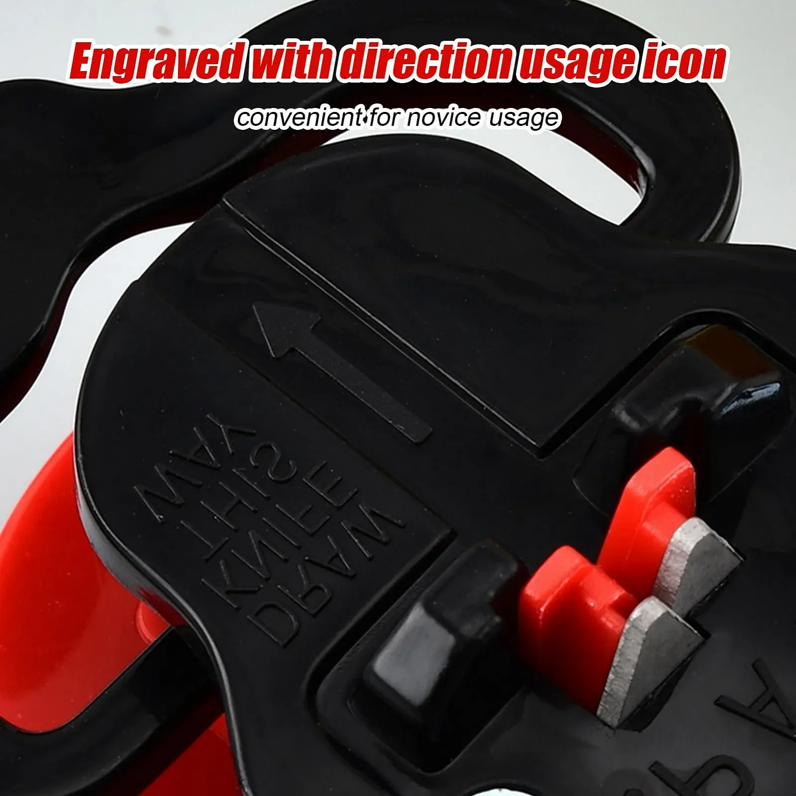 Точилка для ножів та ножиць портативна з присоскою для кухні та кемпінгу, фото №6