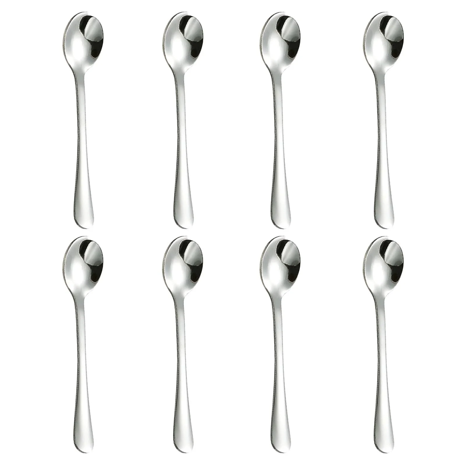 Ложка Маленька з нержавіючої сталі 8 штук 7.5 x 1.5 см для спецій, солі, цукру, фото №1 Ложка Маленька з нержавіючої сталі 8 штук 7.5 x 1.5 см для спецій, солі, цукру, фото №1