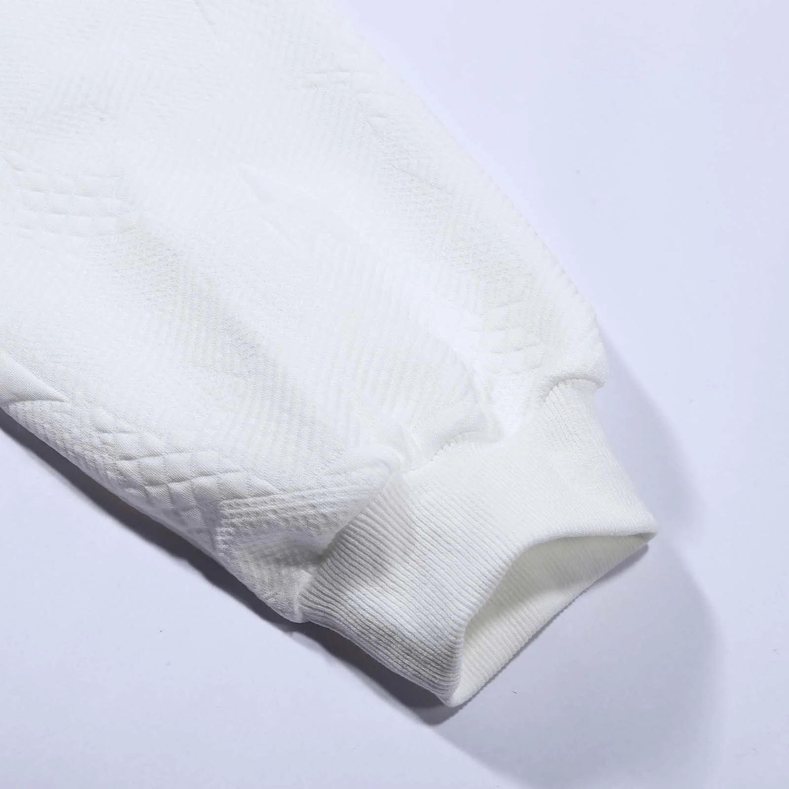 Женская Толстовка Générique С длинным рукавом, круглым вырезом, тиснением, винтажная, однотонная, фото №5