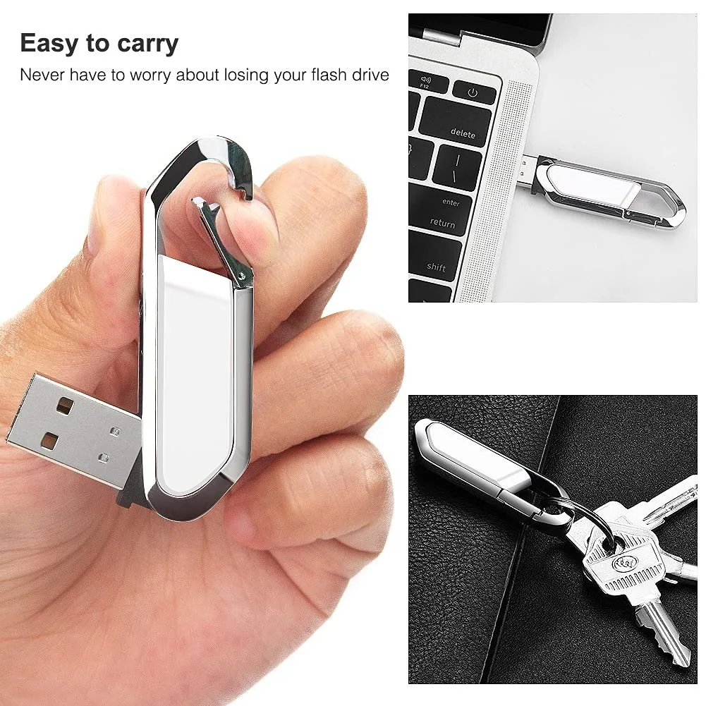 USB-флеш-накопичувач BORLTER CLAMP 64GB White, фото №3 USB-флеш-накопичувач BORLTER CLAMP 64GB White, фото №3