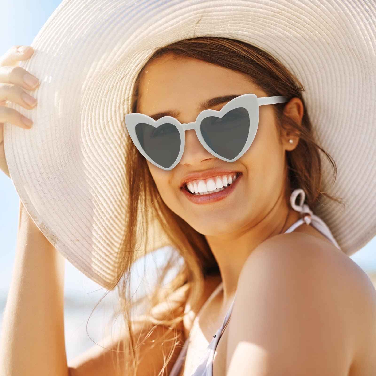 Солнцезащитные очки ZYKORT в форме сердца, фото №6