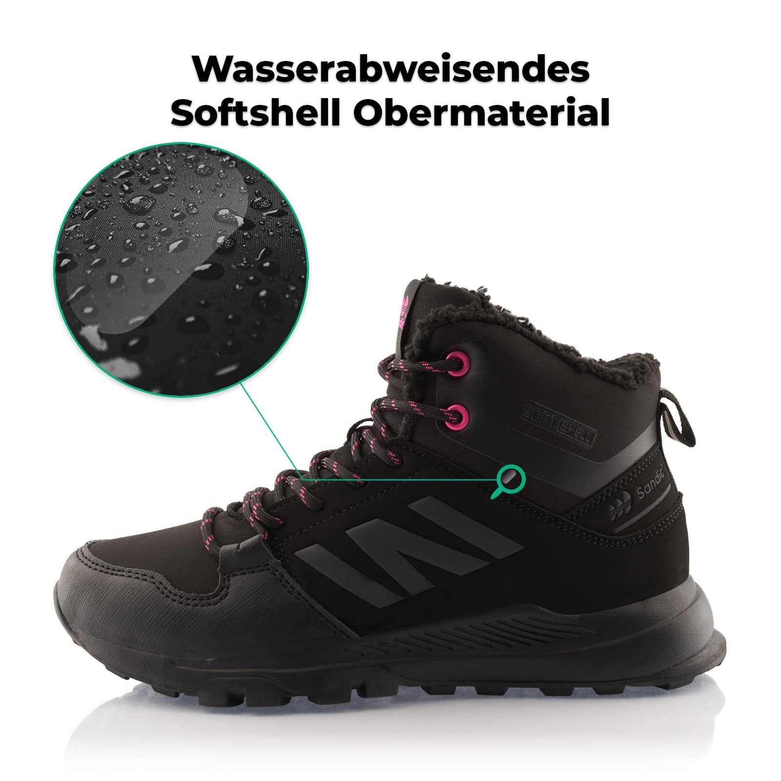 Трекинговые Ботинки Fusskleidung® Утепленные Зимние Ботинки Softshell, фото №2