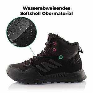 Черевики для хайкинга Fusskleidung® Унисекс Зимние утепленные черевики Softshell synthetic.ua - Фото 1