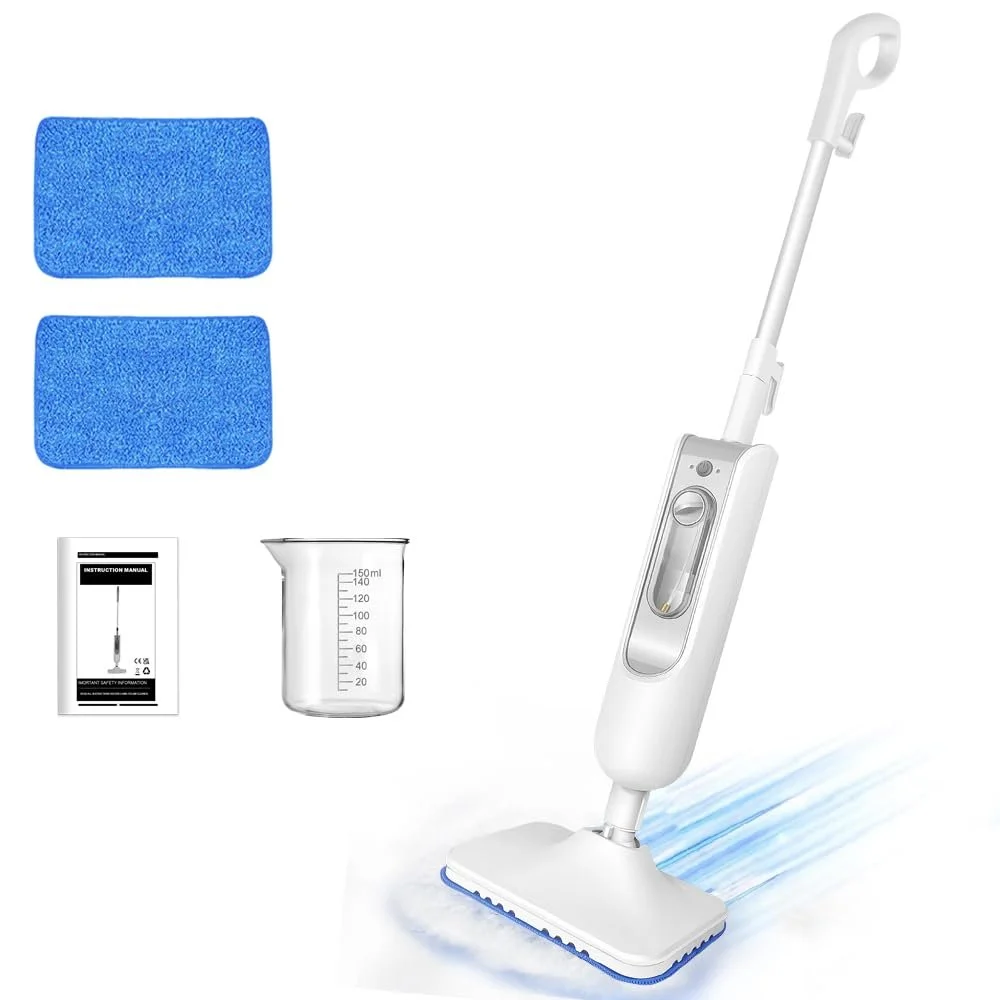 Парова швабра 1500W багатофункціональна до 108 °C з резервуаром для води, фото №1 Парова швабра 1500W багатофункціональна до 108 °C з резервуаром для води, фото №1