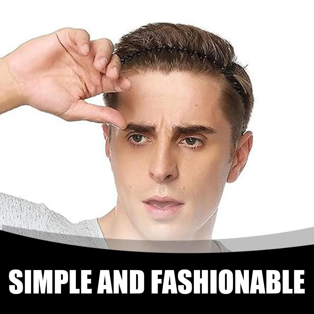 Обруч для волосся Унісекс Хвилястий, фото №6