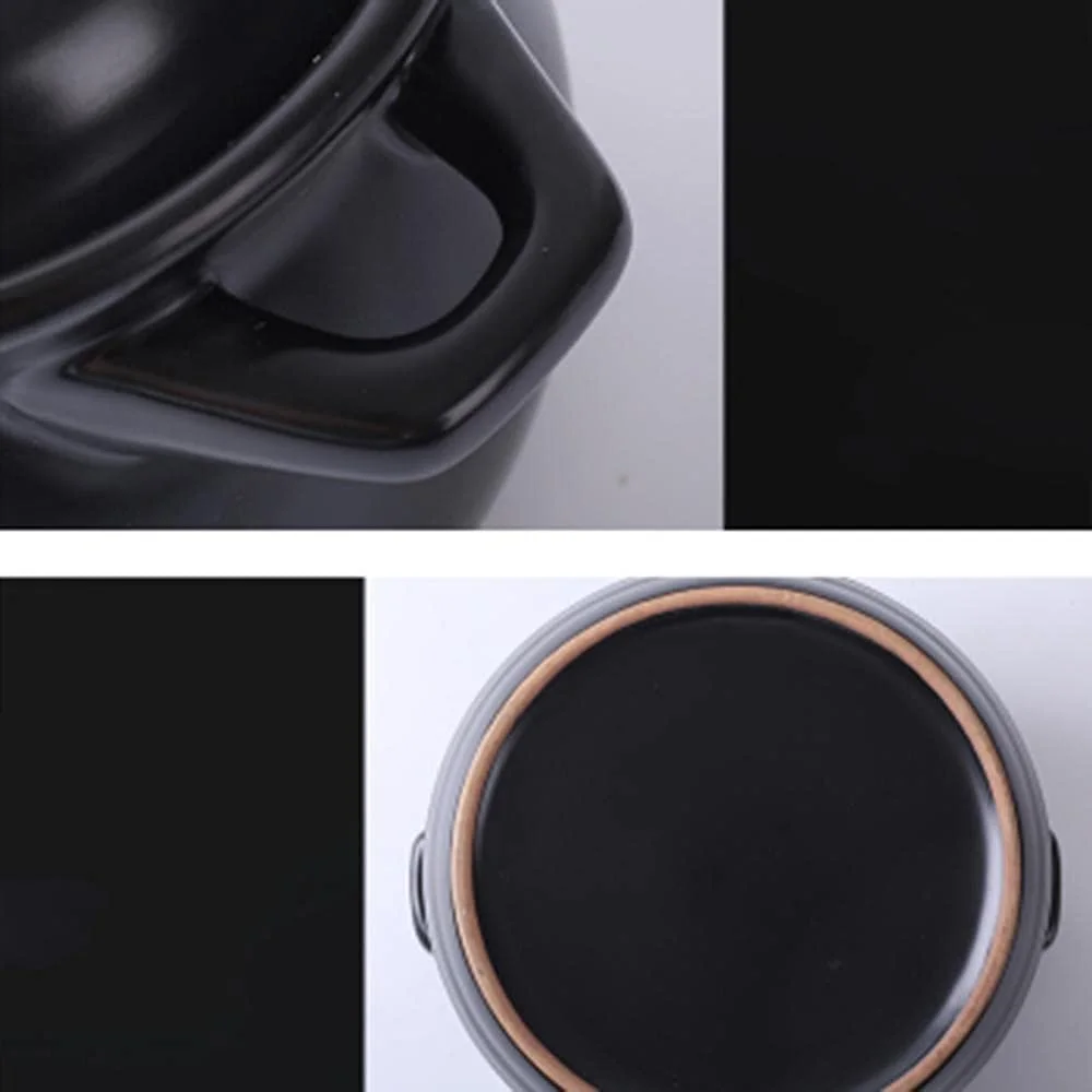 Каструля-жаровня керамічна теракотова глиняна термостійка 6 л, фото №2