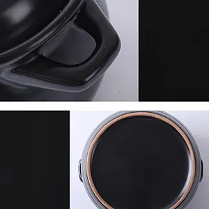 Каструля-жаровня керамічна теракотова глиняна термостійка 6 л synthetic.ua - Фото 1