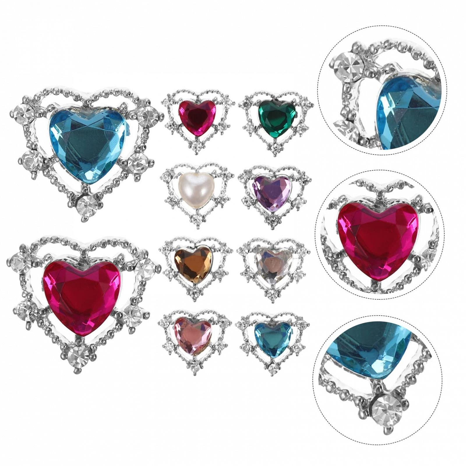 COHEALI, серія Love, Прикраса для нігтів Серце, фото №9