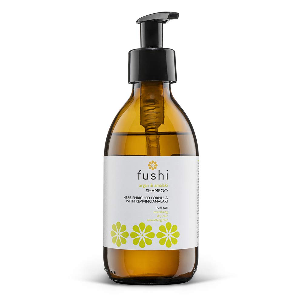 Шампунь Fushi Argan & Amalaki F0030105B Перезаправна тара з безвідходного скла 230 мл, фото №1