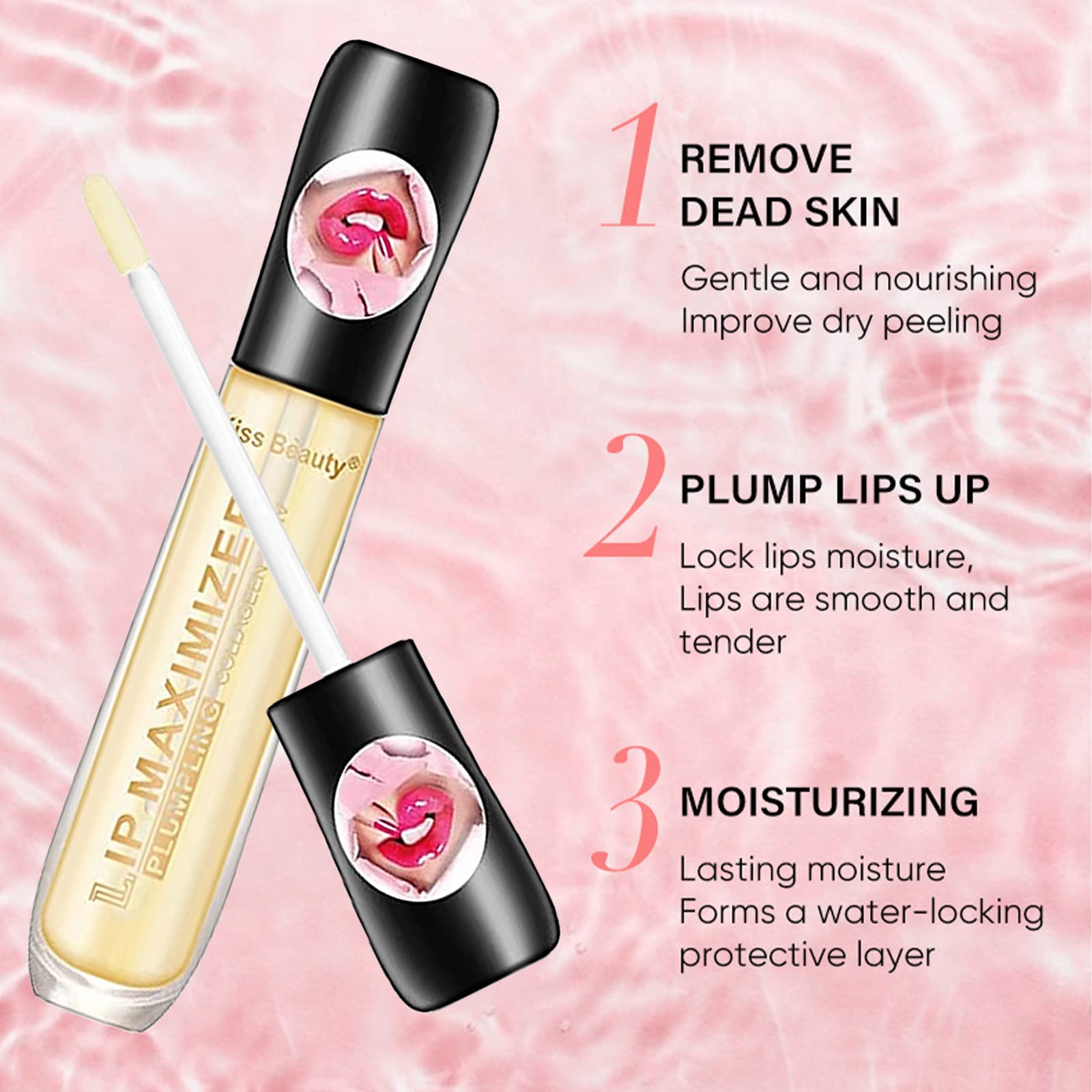 Блеск для губ Cozzo Lip Plumper Vitamin E Прозрачный, фото №3