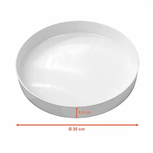 Піднос для свічок Круглий Білий Глянцевий ціна на synthetic.ua - Фото 1 Піднос для свічок Круглий Білий Глянцевий synthetic.ua - Фото 1